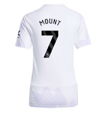 Manchester United Mason Mount #7 Seconda Maglia Femmina 2025-26 Manica Corta